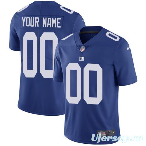 Men's Royal Blue Custom Limited Team Jersey