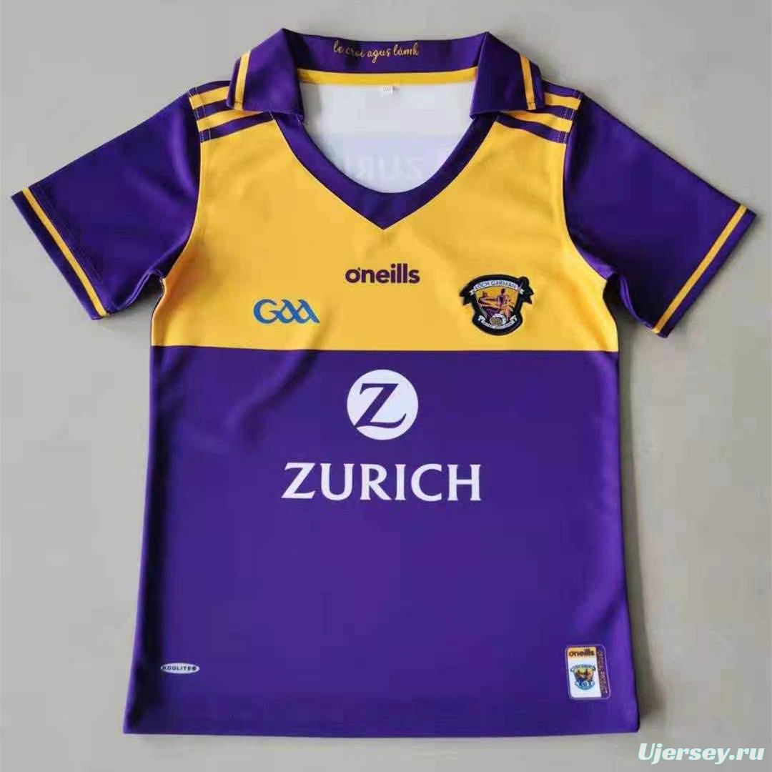 Kids Wexford GAA 2 Stripe Home Jersey