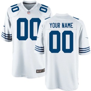 Men's White Customized Throwback Game Team Jersey