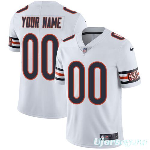 Men's Customized White Limited Team Jersey