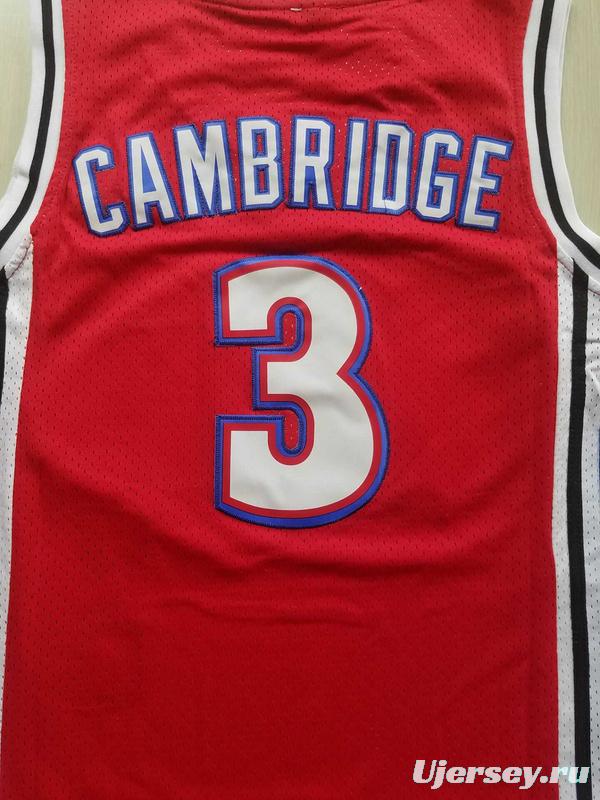 Lil' Bow Wow Calvin Cambridge 3 Los Angeles Knights Red Basketball Jersey Like Mike