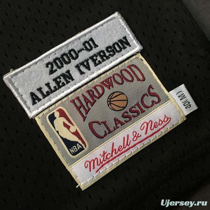 Men's Allen Iverson Black Retro Classic Team Jersey