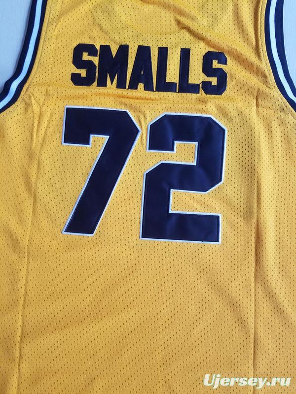 Notorious B.I.G. Biggie Smalls 72 Bad Boy Yellow Basketball Jersey