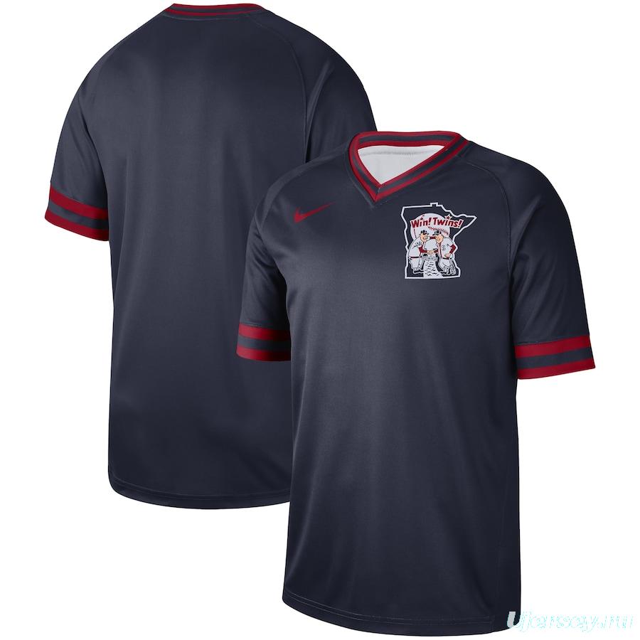 Youth Navy Cooperstown Collection Legend V-Neck Team Jersey