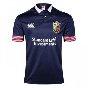 British &amp; Irish Lions Mens Training Pro Jersey Navy Blue