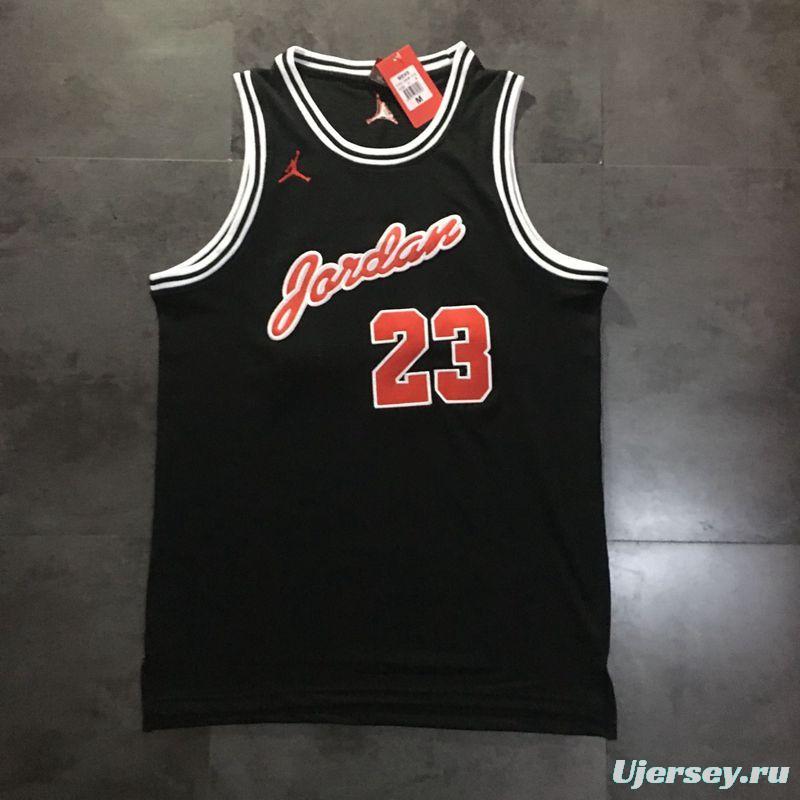 Men's Michael Jordan Black Retro Classic Team Jersey