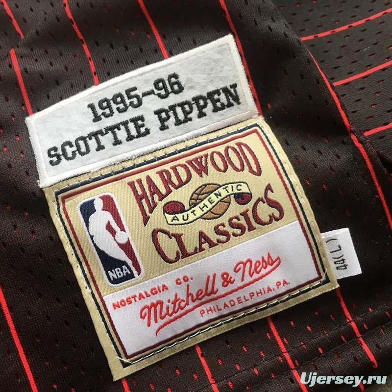 Men's Scottie Pippen Black Retro Classic Team Jersey