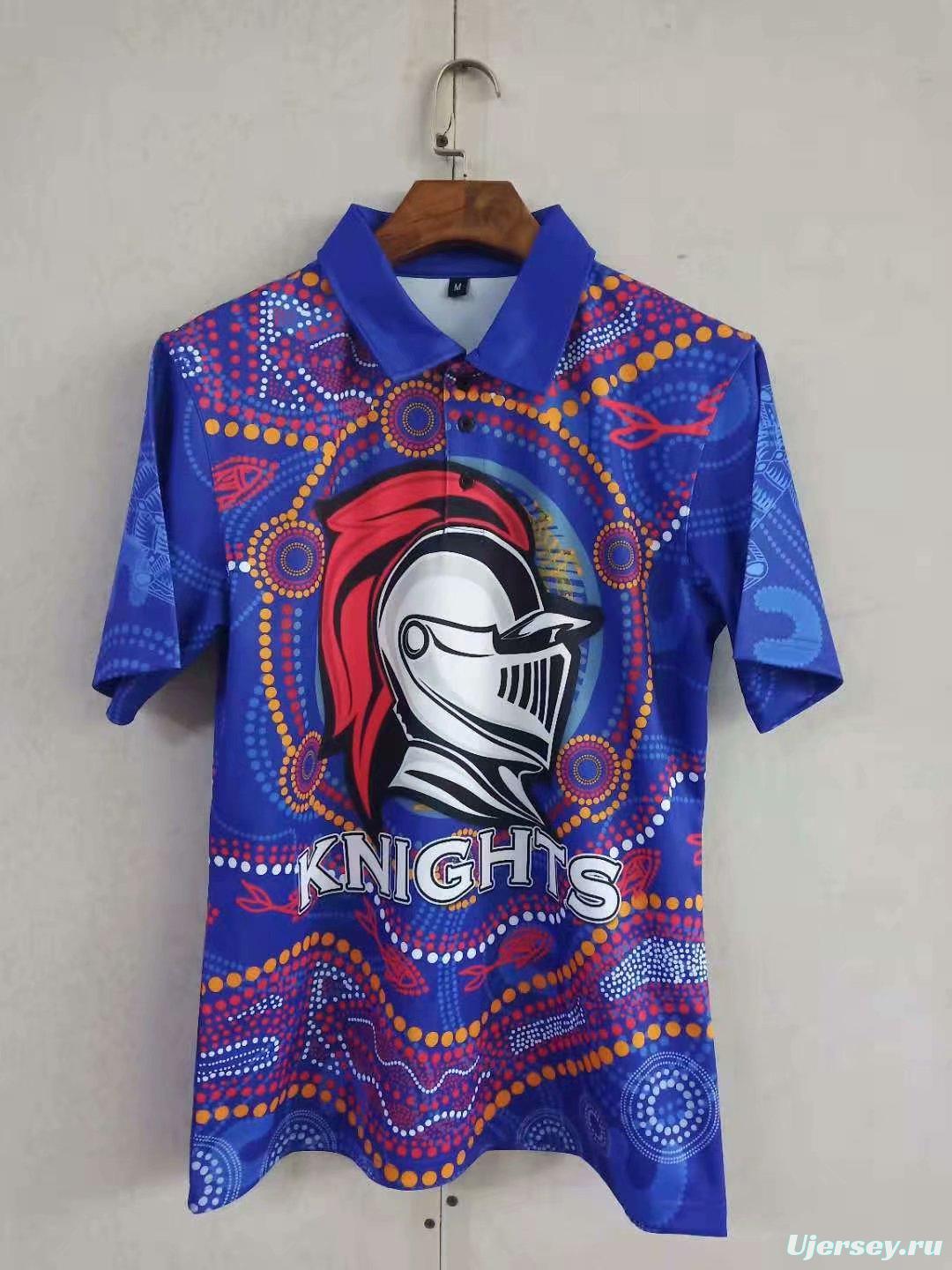 Newcastle Knights 2021 Mens Football Polo Shirt