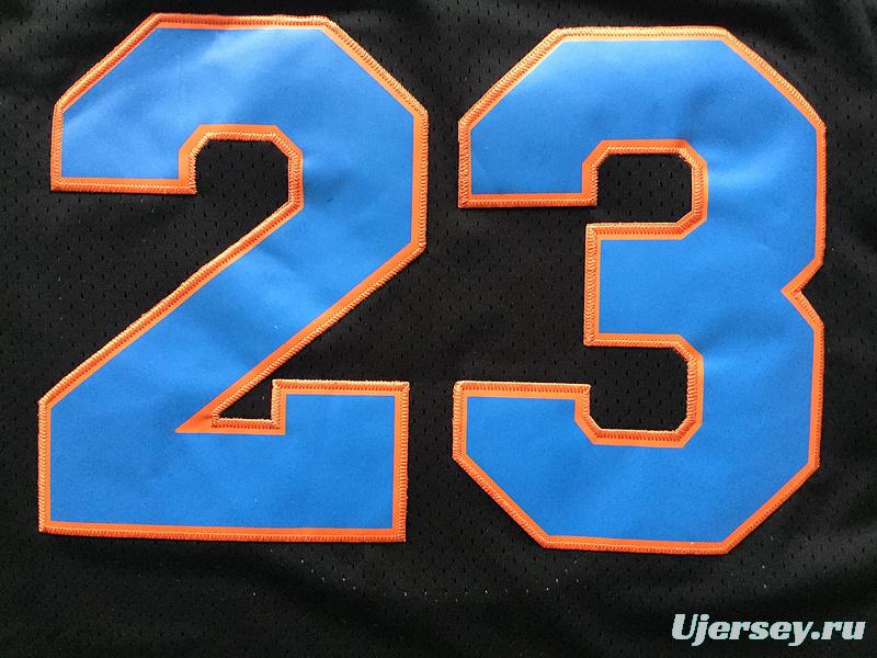 Michael Jordan 23 Movie Edition Black Basketball Jersey