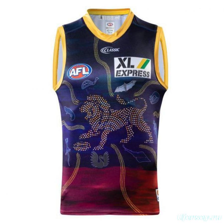 Brisbane Lions 2020 Men's Indigenous Football Guernsey
