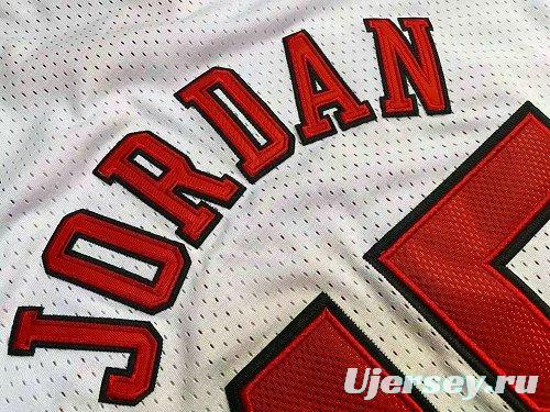 Men's Michael Jordan White Retro Classic Team Jersey