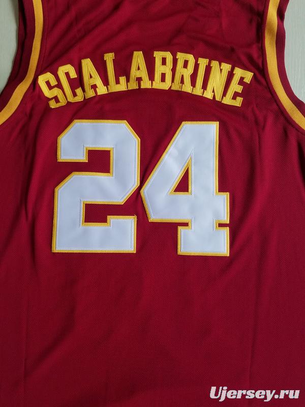 Brian Scalabrine 24 USC College Basketball Jersey