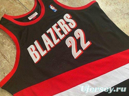 Men's Clyde Drexler Black Retro Classic Team Jersey