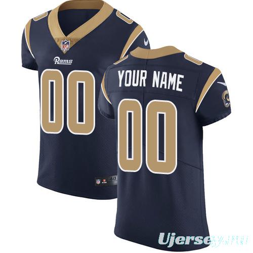 Men's Navy Custom Elite Team Jersey