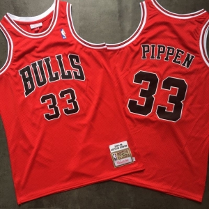 Men's Scottie Pippen Red Retro Classic Team Jersey