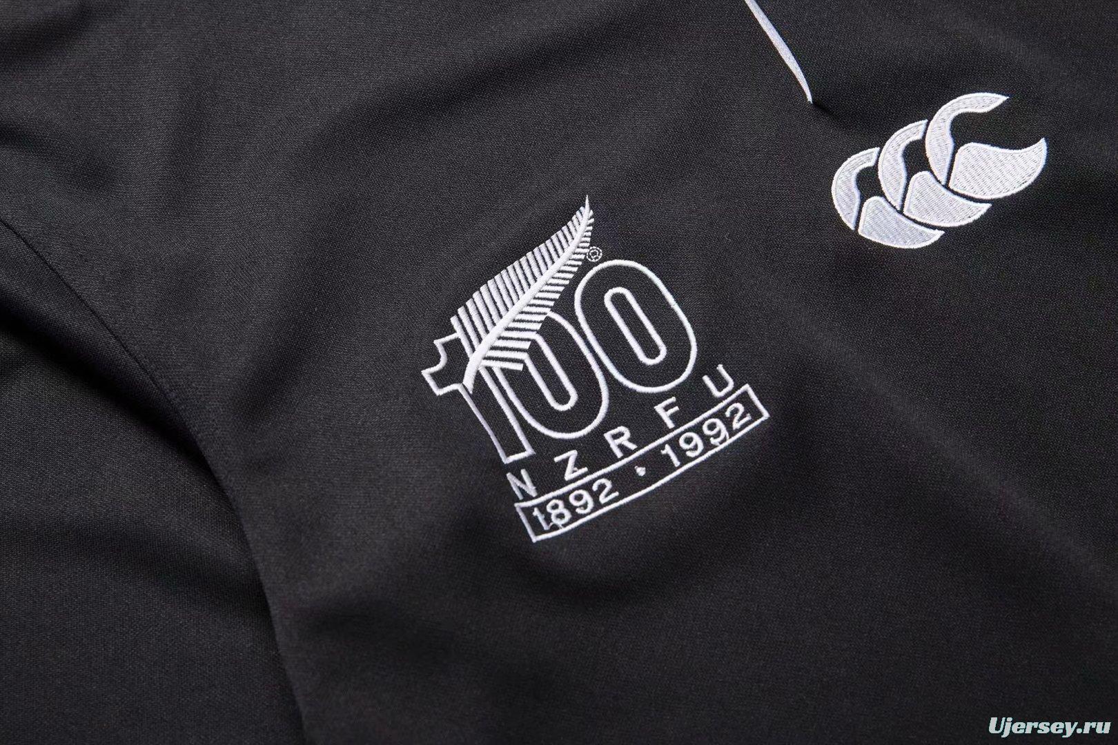 All Blacks 1992 Men's 100 Years Rugby Jersey