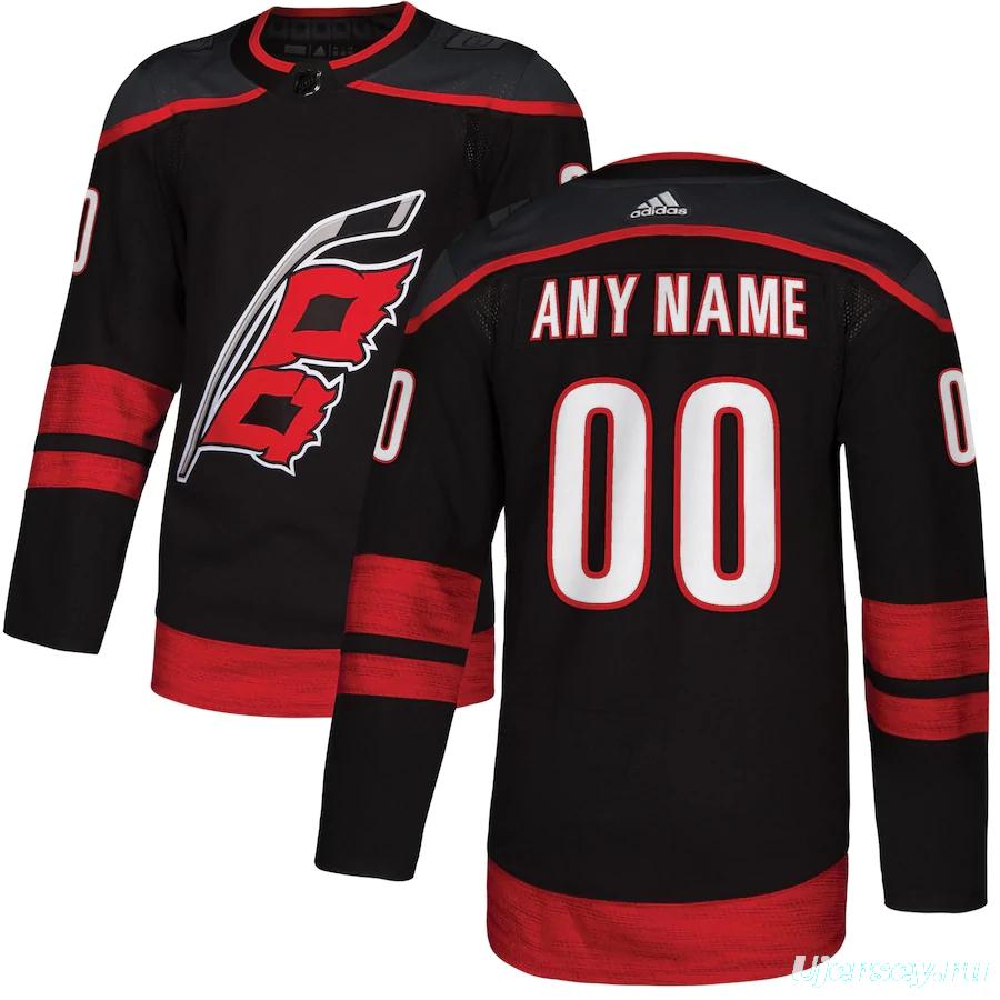 Men's Black Alternate Custom Team Jersey