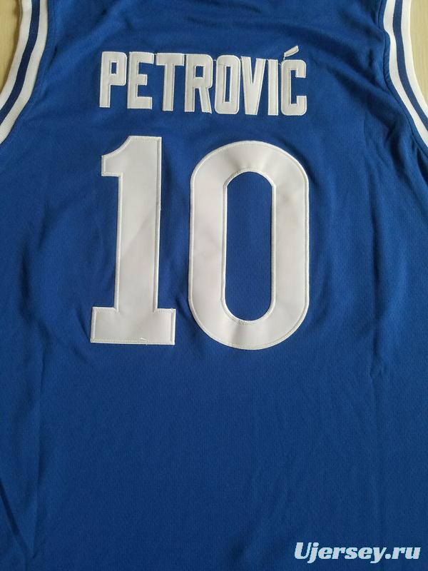 Drazen Petrovic 10 Cibona Zagreb Basketball Jersey