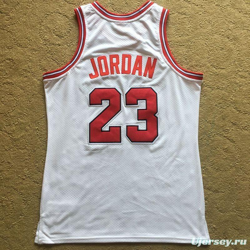 Men's Michael Jordan White Retro Classic Team Jersey