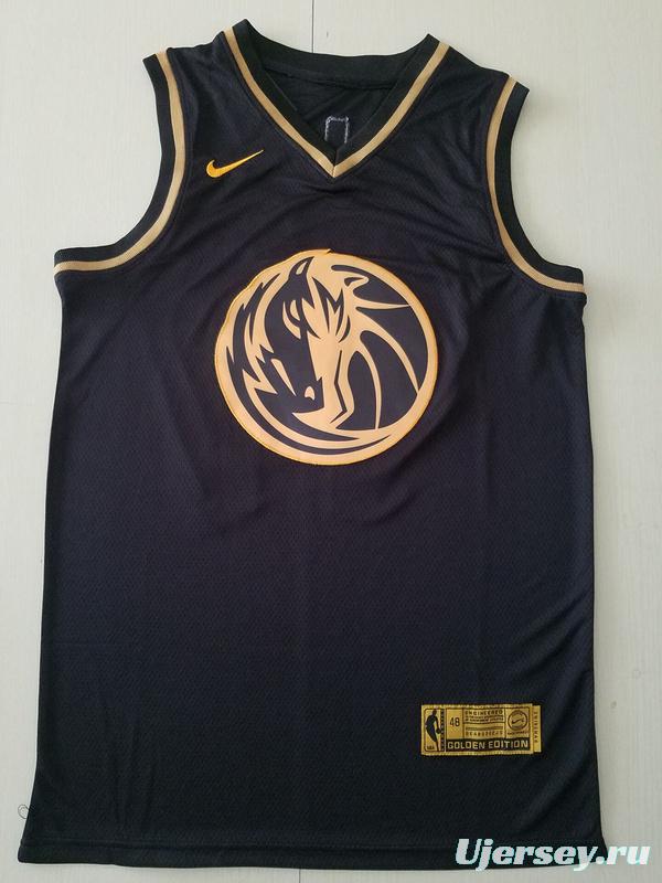 Luka Dončić 77 Black Golden Edition Jersey