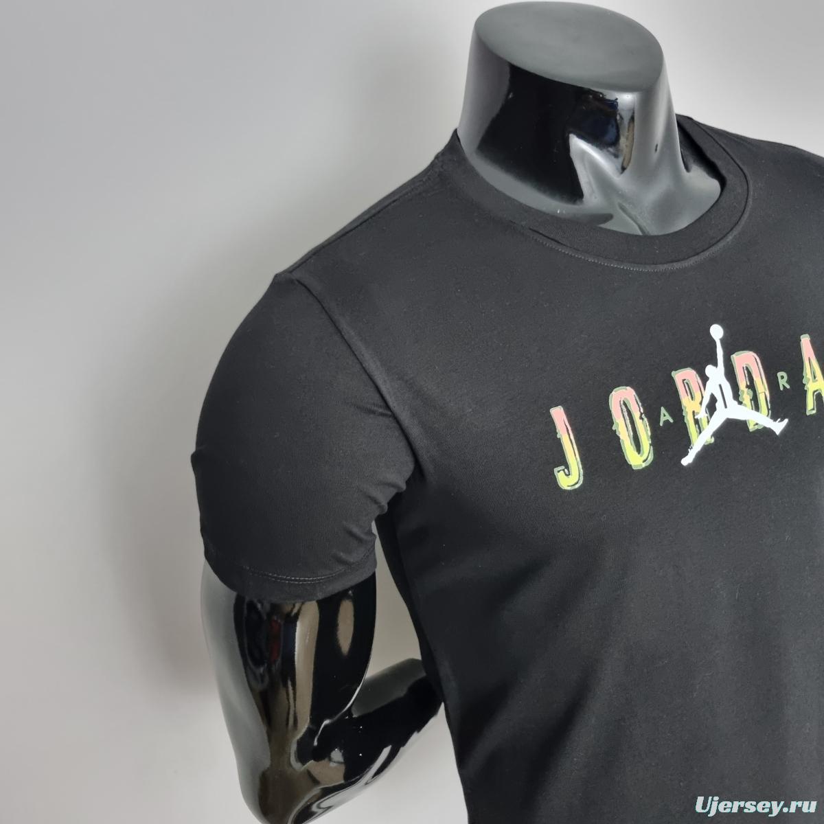 Mens Jordan Casual Black T-Shirts #K000153