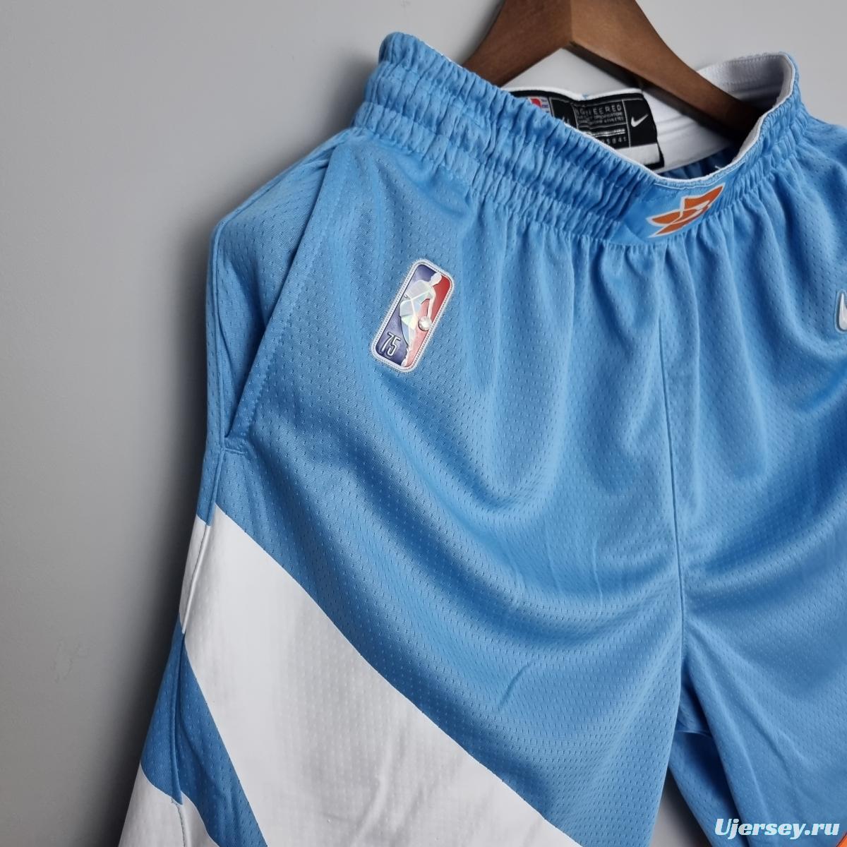 2022 Los Angeles Clippers City Edition Blue NBA Shorts