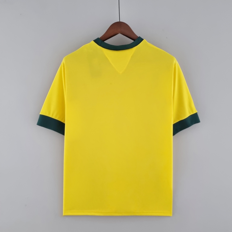 Retro Brazil 1970 Home Soccer Jersey
