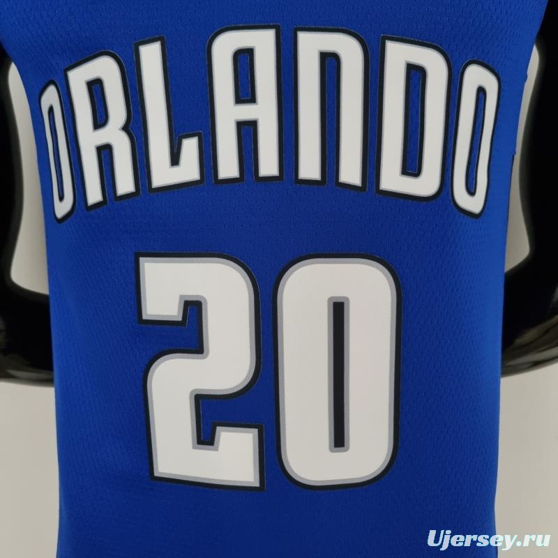 75th Anniversary Fultz#20 Orlando Magic Blue NBA Jersey