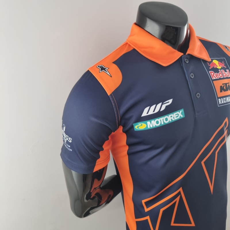 2022 F1 Formula One; KTM Polo Blue Orange