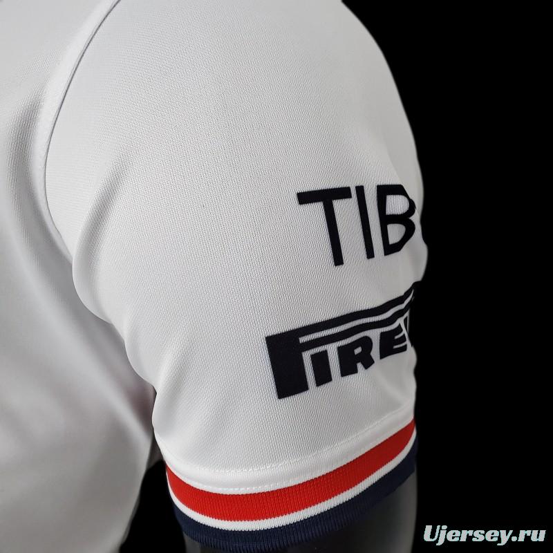 F1 Formula One 2022 Racing Suit Mercedes Polo White 
