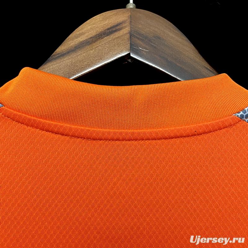 22/23 Chile Universidad De Goalkeeper Orange Jersey