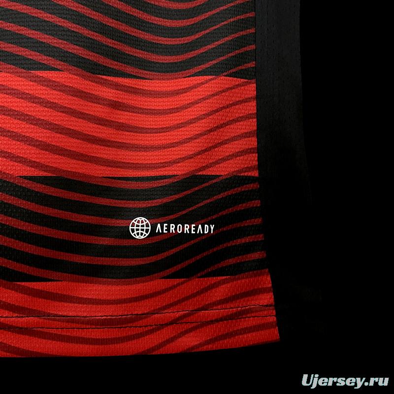 22/23 Flamengo Home Vest  Soccer Jersey