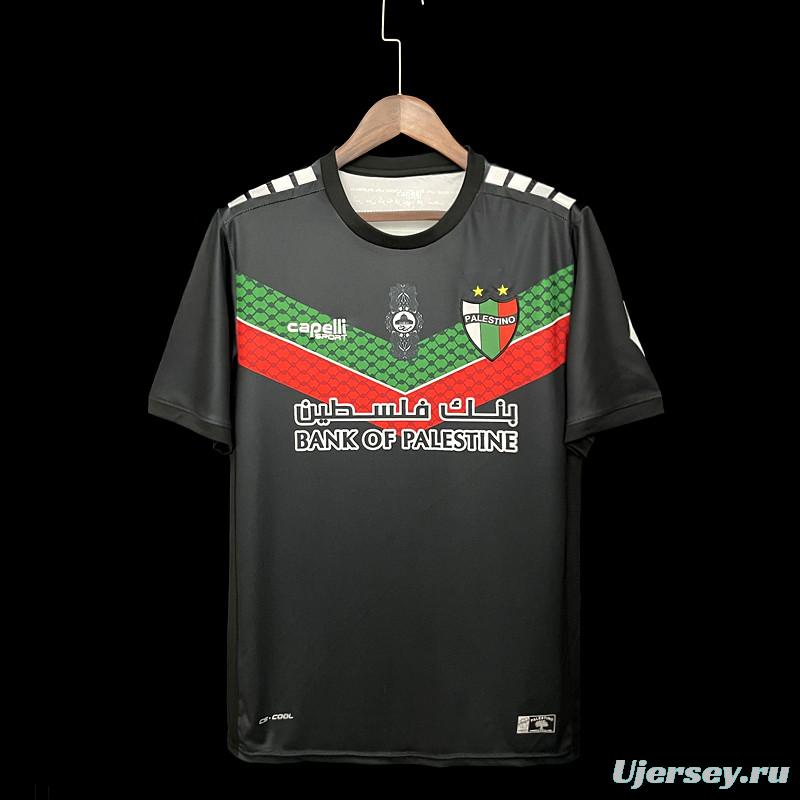 22/23 Deportivo Palestino Black Soccer Jersey