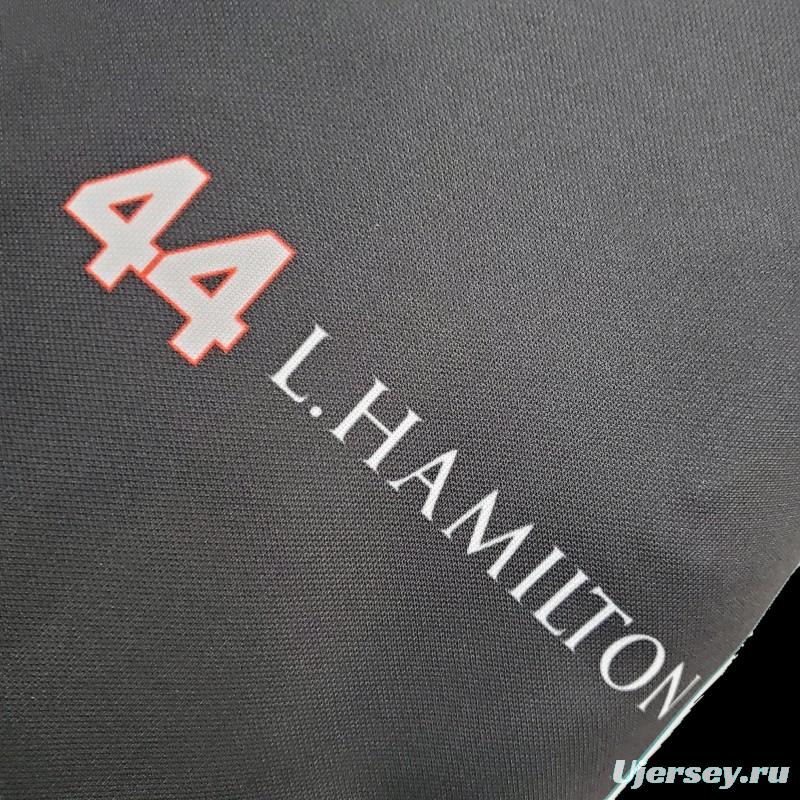 F1 Formula One Racing Suit; 2021 Mercedes Black 