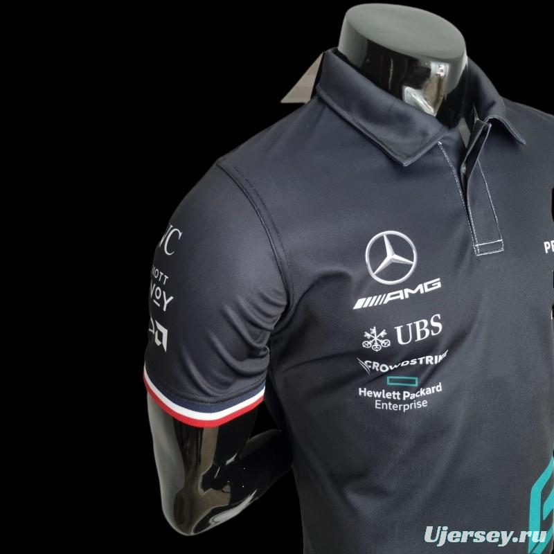 2022 F1 Formula One; Mercedes Benz #63 Polo Black 