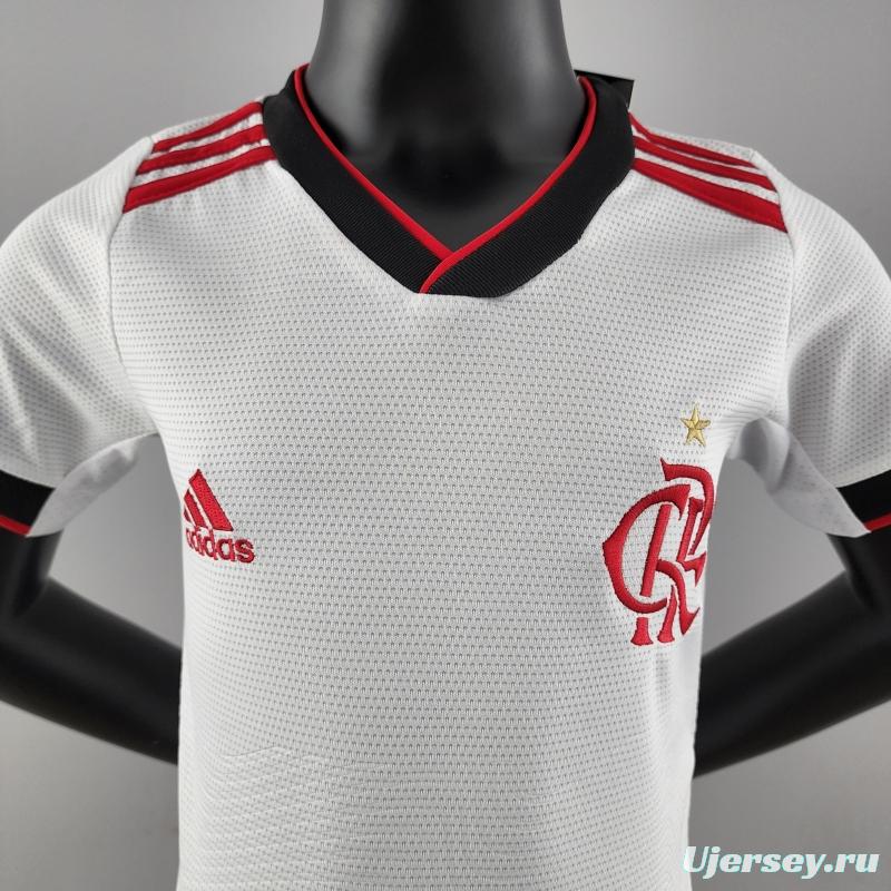 22/23 Kids Flamengo Away Home Soccer Jersey