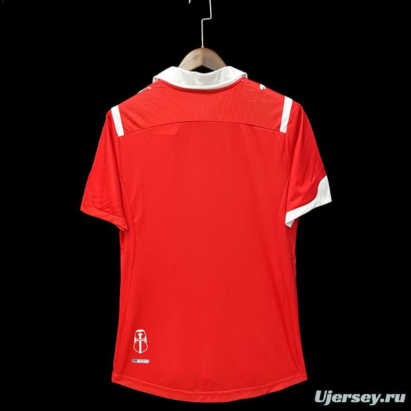 09 10 Catholic Home Red Soccer Jersey