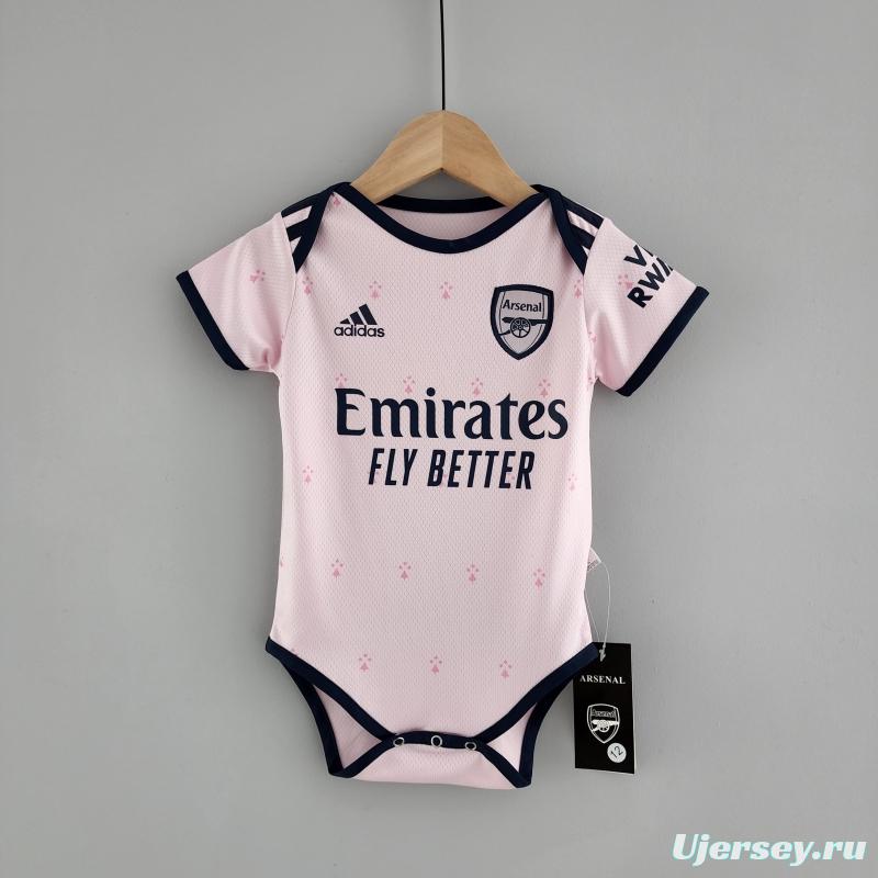 22/23 Arsenal Third Pink Baby Jersey 6-18 Month KM#0018