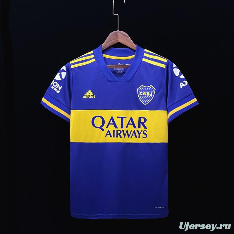 20/21 Boca Juniors Home Soccer Jersey