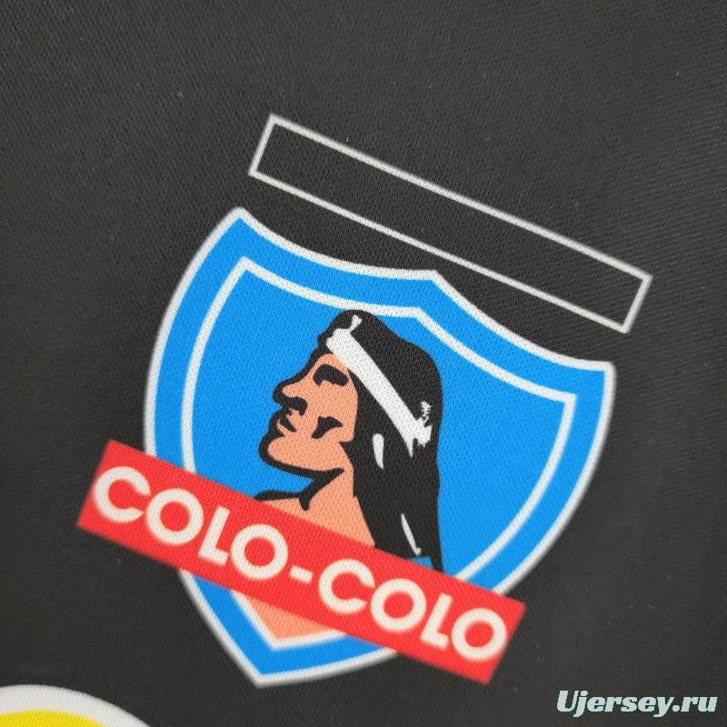 Retro 1995 Long Sleeve Colo Colo Away Soccer Jersey