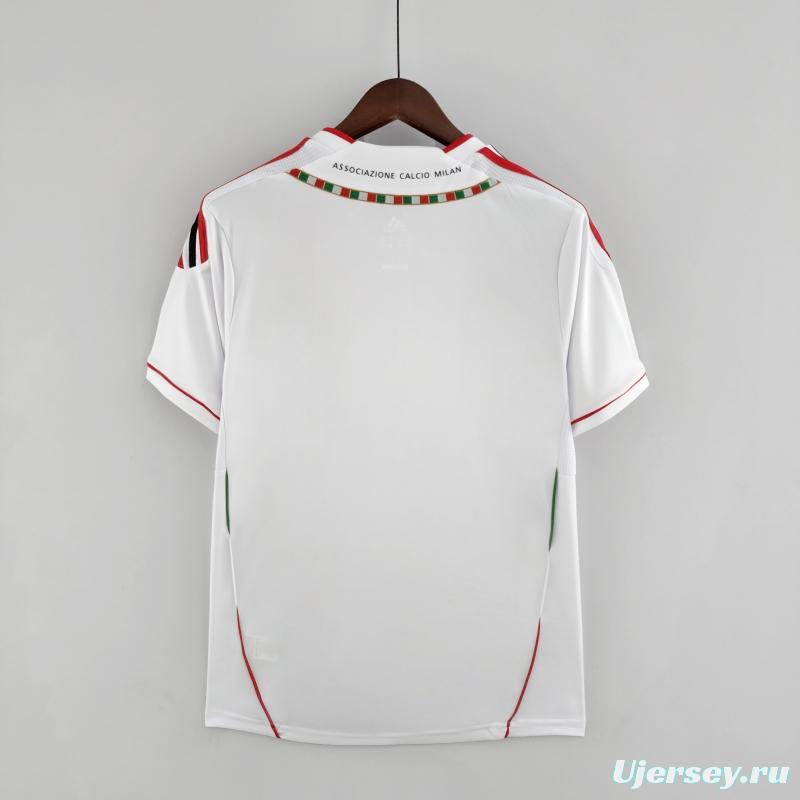 Retro AC Milan 11/12 AWAY Soccer Jersey