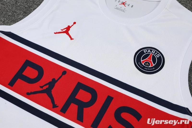 22/23PSG White Red BArsenal Pre-match Training Jersey Vest