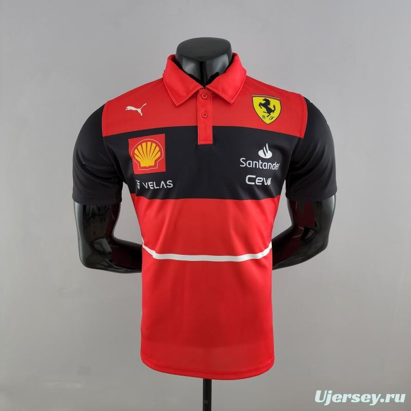 2022 F1 Ferrari Red Polos  #0005