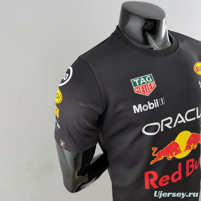 2022 F1 Red Bull Black Jersey #0001