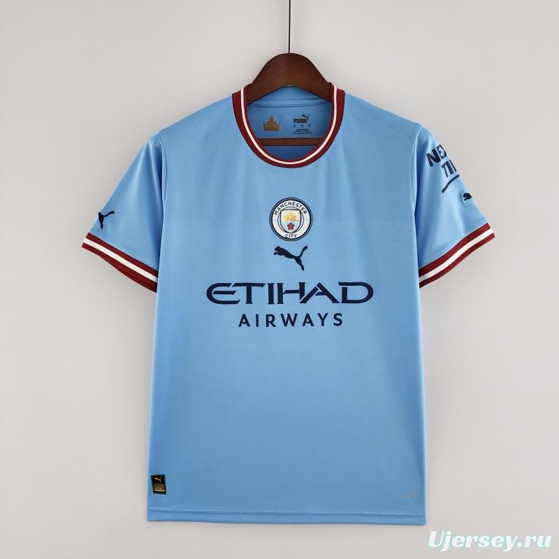 Retro 22/23 Manchester City Home Jersey