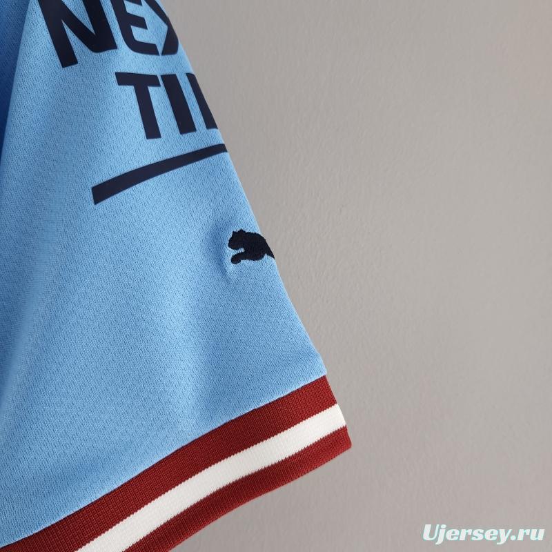 22/23 Manchester City Home Soccer Jersey