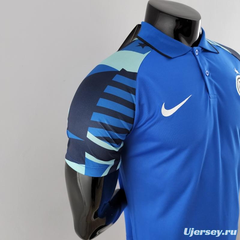 22/23 POLO Inter Milan Blue Jersey