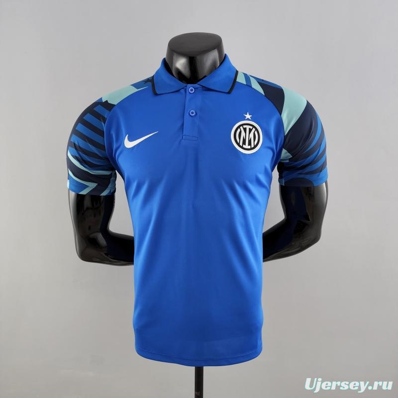 22/23 POLO Inter Milan Blue Jersey