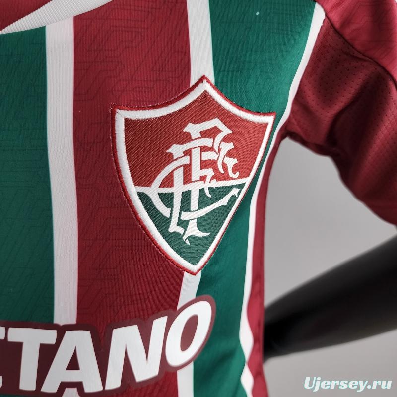 22/23 Kids Kit Fluminense Home Size16-28 Soccer Jersey