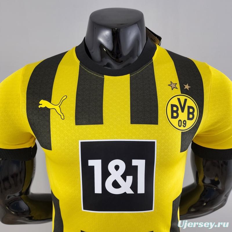 Player Version 22/23 Dortmund Home Soccer Jersey